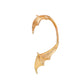 Retro punk elf flying dragon ear hanging single creative metal cat bat without hole ear bone clip