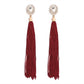 E1711 Ethnic Tassel Earrings Female Bohemian Leisure Vacation Earrings Exaggerated Retro Earrings