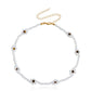 Jewelry Bohemian Imitation Pearl Handwoven Beaded Flower Necklace Female Baby Bead Necklace