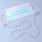 Popular Jewelry Black and White Pearl Non-slip Anti-lost Glasses Chain Mask Lanyard
