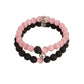 Jewelry Valentine's Day Magnet Beaded Bracelet Agate Volcanic Stone Couple Set Bracelet