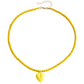 Jewelry Bohemian pure color rice beads color love pendant necklace female beaded necklace niche