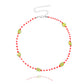 Jewelry Rice Bead Flower Necklace Women's Fashionable Temperament Adjustable Necklace