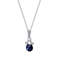 Simple and cold zircon pendant necklace fashion five-pointed star key cat clavicle chain niche design
