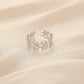 Fashion Simple Versatile Stainless Steel Ring Irregular Open Ring Ladies Ring Jewelry