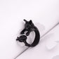 Cute Animal Open Ring Fashion Personality Exaggerated Puppy Cat Elephant Ring Creative Hand Jewelry