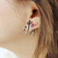 Harajuku three-dimensional small animal dinosaur cat rabbit scorpion earrings fashion personality piercing earrings jewelry