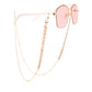 Mask hanging chain Glasses chain Butterfly aircraft chain Disc mask chain Peach heart metal glasses chain