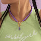 Jewelry Cute Cartoon Versatile Clavicle Chain Niche Simple Color Transparent Juice Bear Necklace