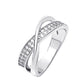 Ins cold zircon opening love ring super fairy fashion star letter hollow index finger ring net red