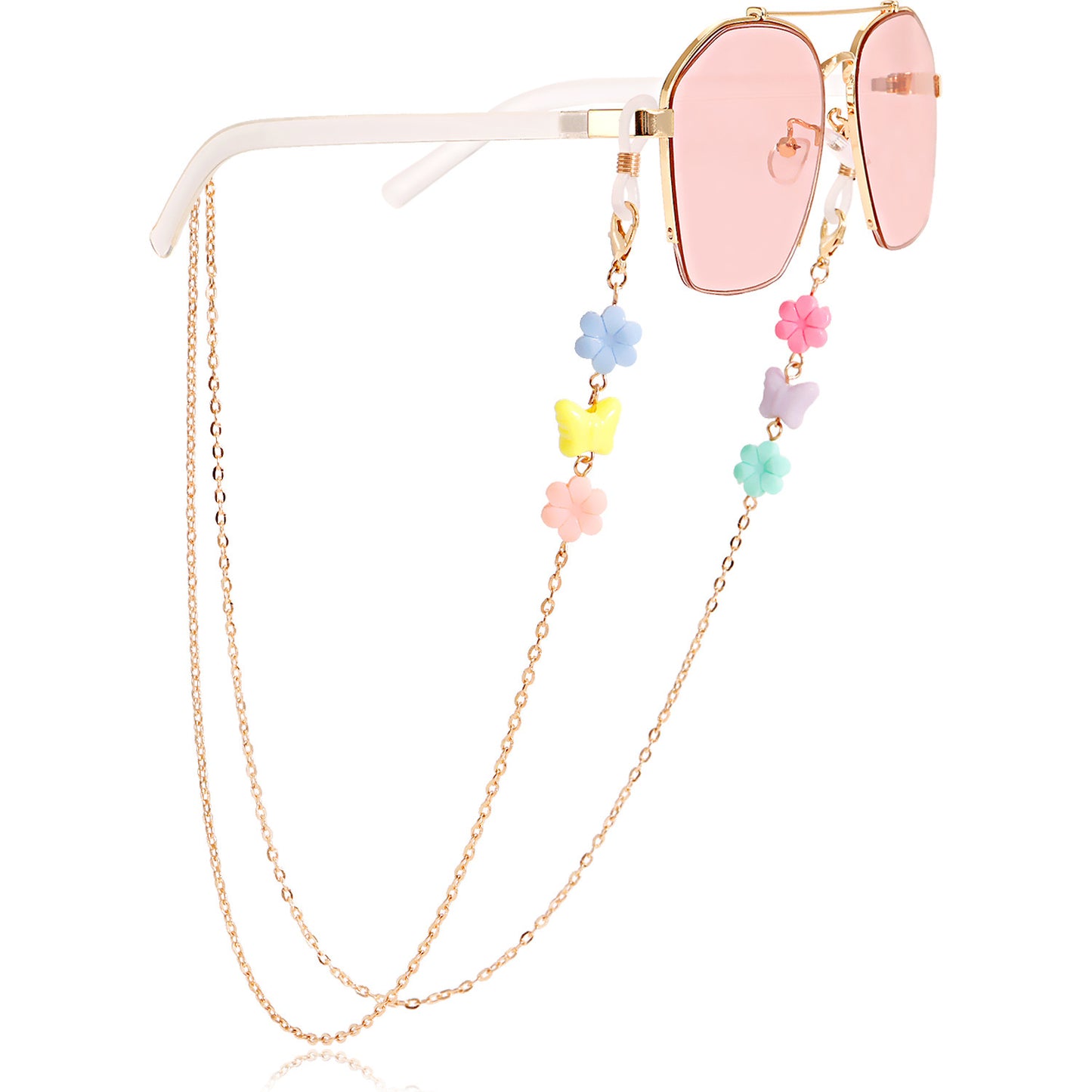 Glasses chain mask hanging chain simple colorful glasses hanging chain fashion sunglasses hanging chain