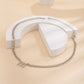 Simple and indifferent metal chain letter pendant hip-hop punk necklace female all-match niche clavicle chain