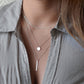 Fashion Women's Bohemian Glitter Sequin Layered Necklace Clavicle Chain Jewelry