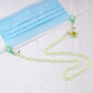 Children's anti-lost mask lanyard chain cartoon smiling face flower glasses chain mask lanyard dual-use