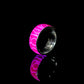 Fashion simple original design stainless steel resin luminous forest zebra pattern creative ring