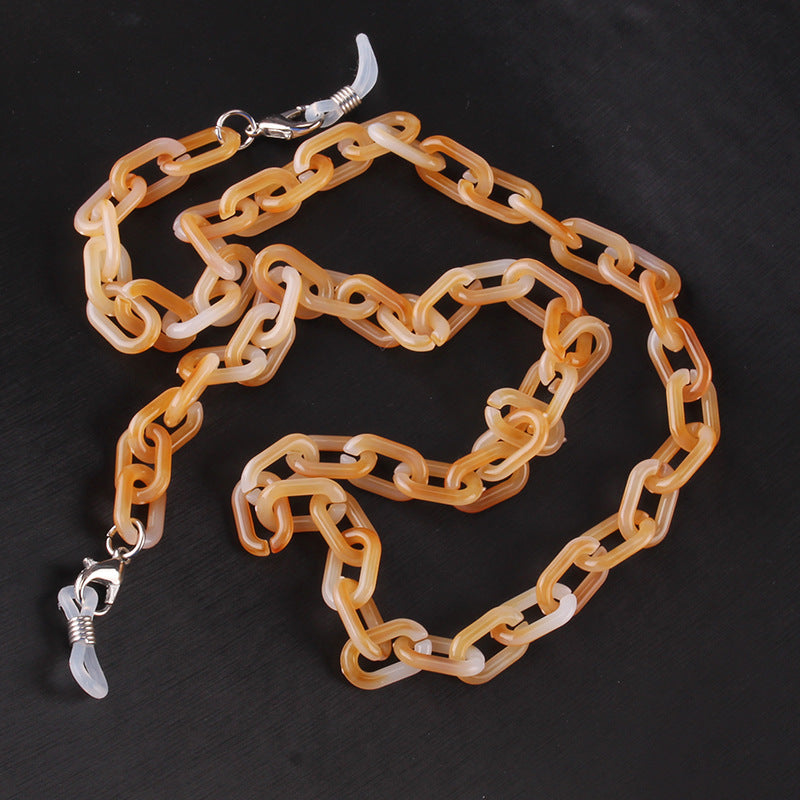 Mask extension chain acrylic children's mask rope chain glasses chain lanyard anti-slip anti-lost
