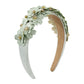 F4763 Jewelry Candy Color Sweet Leather Flower Rhinestone Headband Wide Brim Fashion Mori Headband