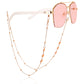 Jewelry trendy color dripping oil flower glasses chain accessories mask hanging chain female