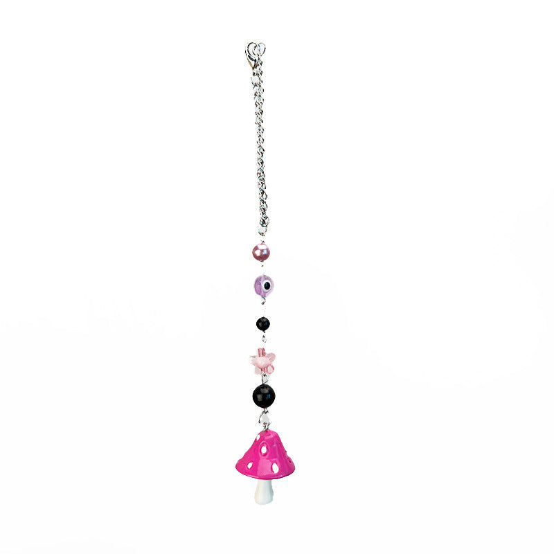 Creative Devil's Eye Keychain Colorful Mushroom Bag Pendant Multi-purpose Jewelry Accessories