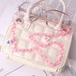 Candy Contrast Color Acrylic Mask Chain Anti-Le Soft Pottery Peach Heart Children's Glasses Chain Anti-lost Rope