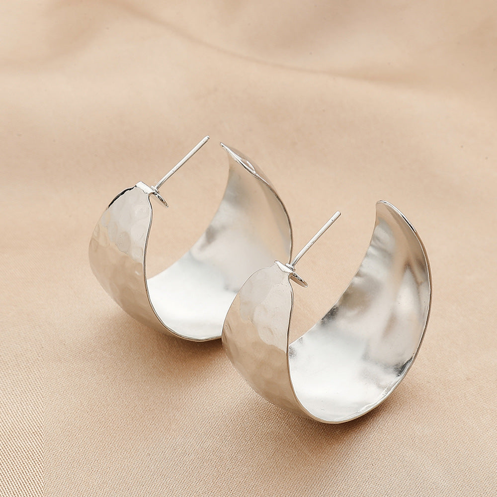 Punk Long Hollow Metal Geometric Earrings Personality Creative Temperament Fashion Trend Earrings