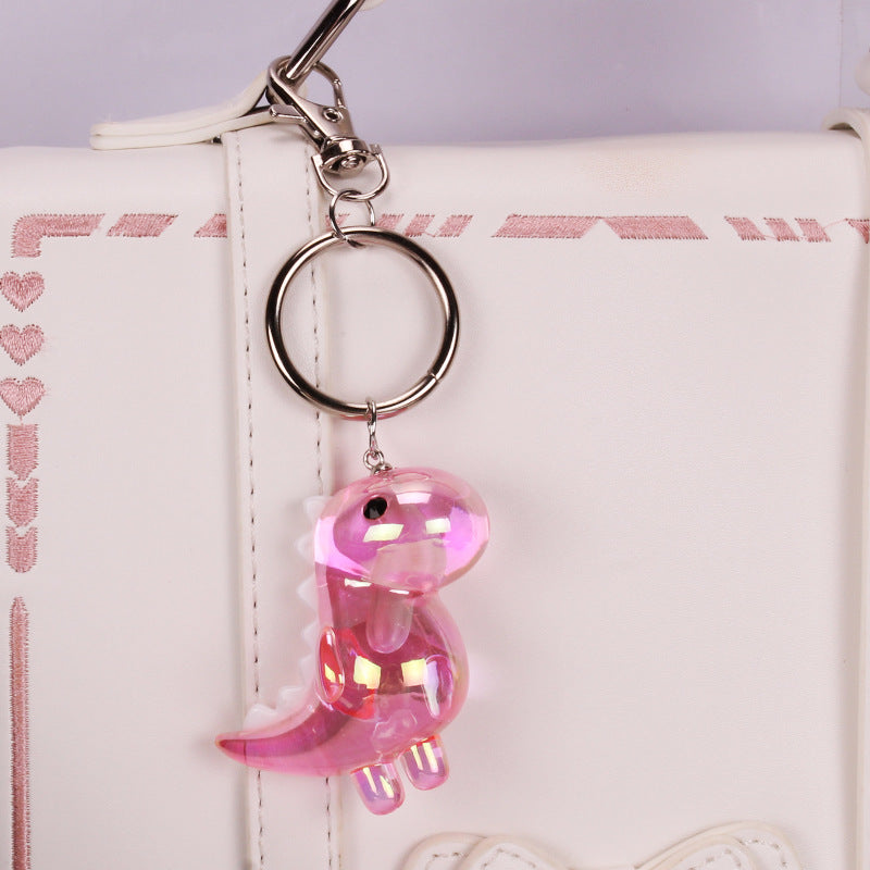Creative trend small gift cartoon small dinosaur key chain pendant doll car couple bag pendant accessories