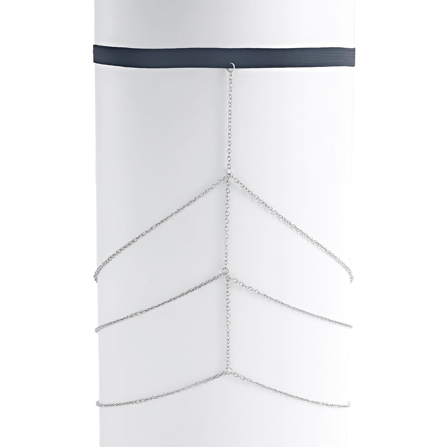 Jewelry Casual Versatile Leg Ring Body Chain Sexy Sweet Cool Elastic Band Metal Thigh Chain