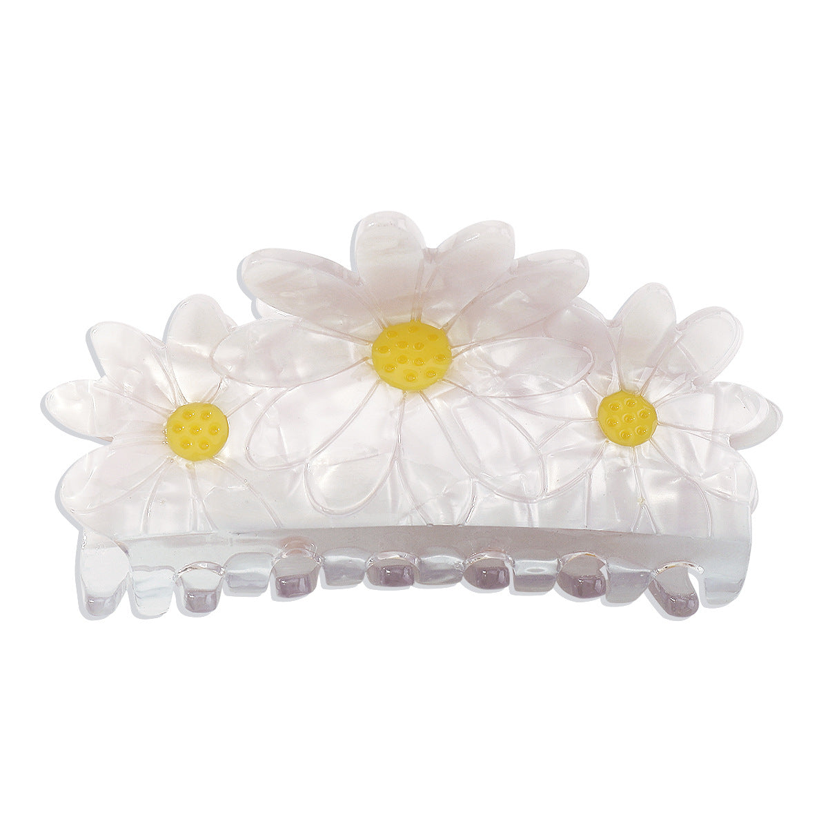 F431 Geometric net red fashion fun clip plate resin flower love cute girl heart plate hair clip