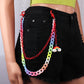 Candy Color Double Layer Resin Ultralight Pants Chain Cinnamon Dog Little Monster Soft Pottery Accessories Pendant