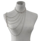 Fashion Trend Halter Neck Chain Clavicle Necklace Sexy Geometric U Shape Tassel One Shoulder Body Chain Female