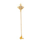 Simple Ear Stud Set Beaded Star Chain No Hole Ear Clip Cold One-piece Ear Hanging Single Female