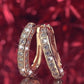 Explosive fashion jewelry full of diamonds light luxury niche design ear clip female earrings jewelry