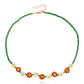 Jewelry Bohemian Daisy Contrast Color Beaded Necklace Retro Rice Bead Flower Clavicle Necklace Female