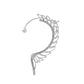 Ins diamond-studded butterfly ear hanger women without ear piercing butterfly ear bone clip fashion niche exaggerated wing ear clip