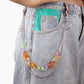 Trendy street retro double-layer acrylic trouser chain hip-hop trouser waist chain hanging chain belt clothing accessories