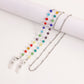 Glasses chain mask hanging chain fashion colorful crystal glasses hanging chain sun glasses chain