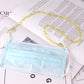 Acrylic transparent crystal mask chain glasses lanyard mask anti-lost rope children adult universal chain