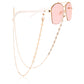 Mask hanging chain Glasses chain Butterfly aircraft chain Disc mask chain Peach heart metal glasses chain