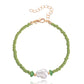 Jewelry ins small color hand-woven rice beads imitation pearl beaded bracelet for women