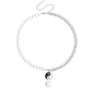 Jewelry punk little angel sweet cool dripping oil Tai Chi gossip necklace women's necklace does not fade