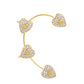 Mori Super Fairy Diamond Butterfly Ear Hanging Earbone Clip Fashion Temperament Niche Design No Pierced Ear Clip Versatile Earrings