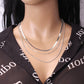 Multi-layered necklace ins cold necklace simple metal necklace year popular collarbone chain