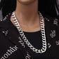 Men's Extended Exaggerated Metal Thick Necklace Fashion Versatile Geometric Necklace