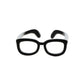 Ins childlike mini glasses ring fashion creative niche design opening index finger ring couple ring