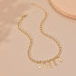 diy simple handmade alloy English word letter necklace hip-hop couple pendant short chain men and women