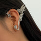 Jewelry Sweet Cool Flower Elf Earrings Female Personality Creative Snake Dragon Shape Animal Outline Earrings