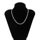 Jewelry Simple Geometric Handmade Versatile Necklace Punk Sweet Cool Color Single Layer Chain Necklace Female