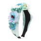 F3124 Temperament Creative Fabric Hair Accessories Fashion Diamond Sequin Flower Headband Internet Celebrity Headwear
