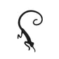 Retro punk elf flying dragon ear hanging single creative metal cat bat without hole ear bone clip