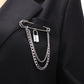 Trend accessories brooch temperament elegant anti-light corsage suit jacket fixed pin clothing accessories